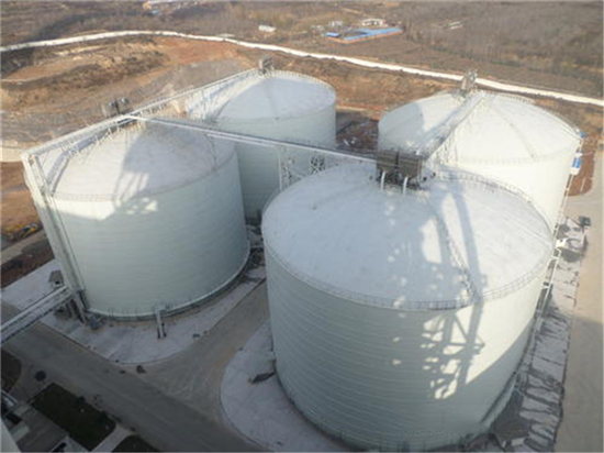 泸州5000吨立式粉煤灰储存罐